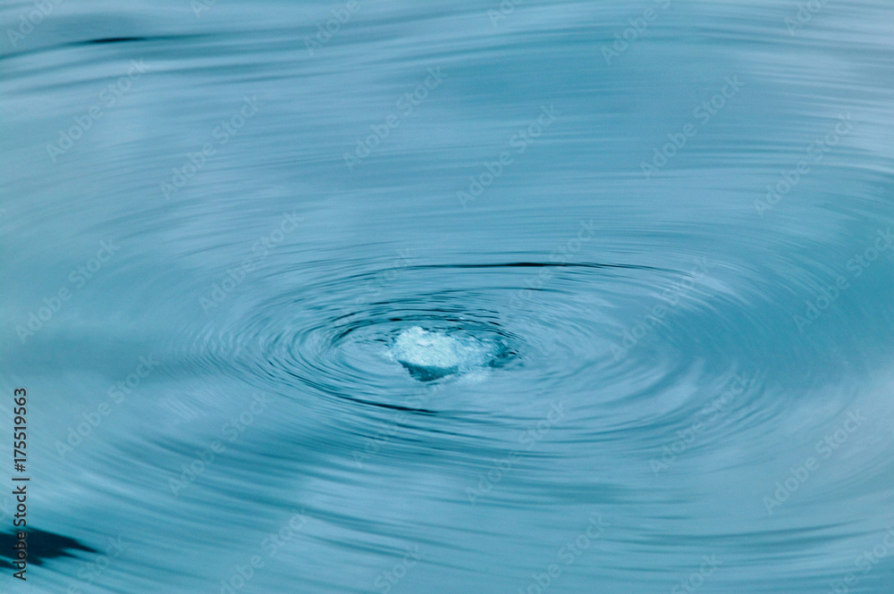 Small piece of ice causing a vortex current Small piece of ice causing a vortex current