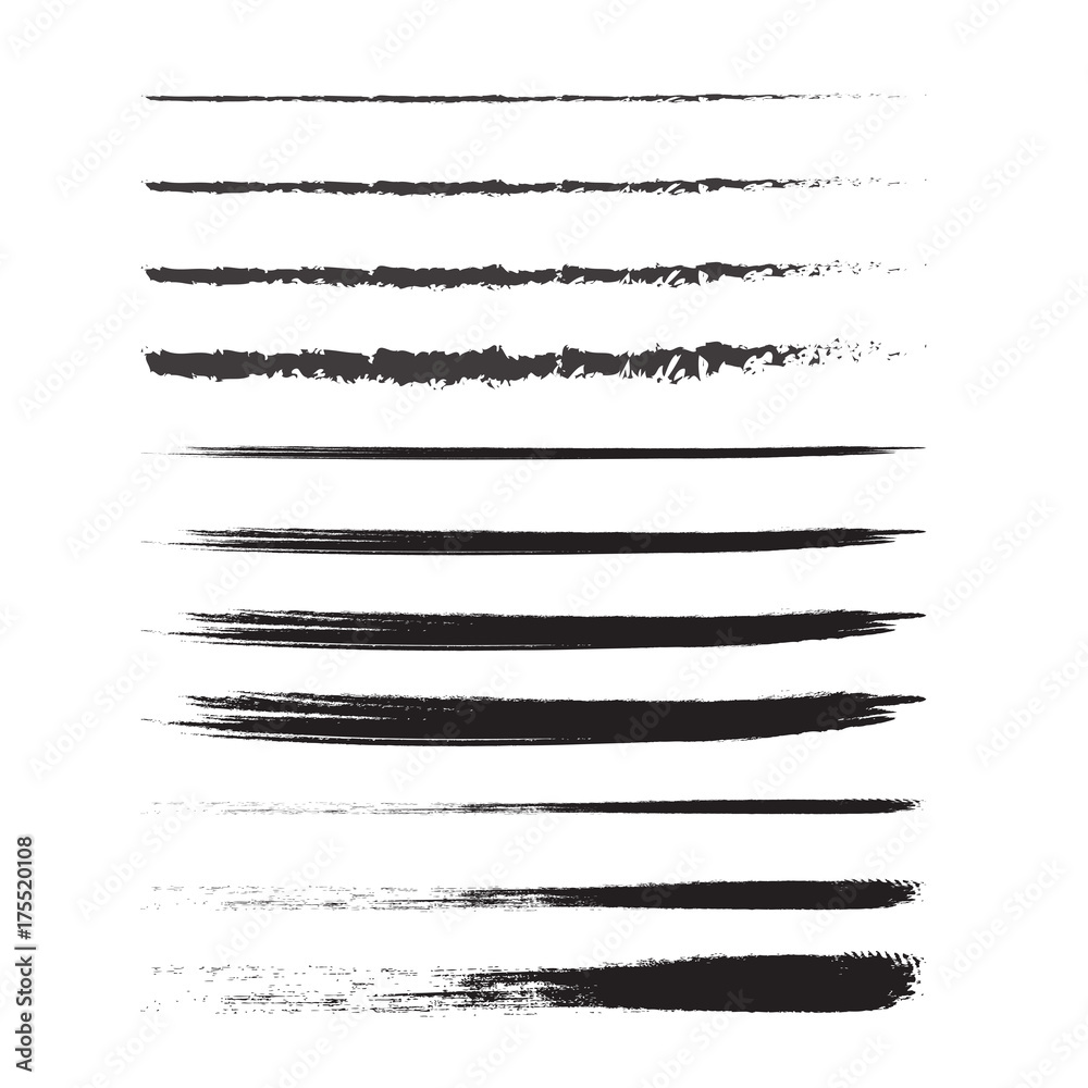 Modern Textured Brush Stroke. Grunge paint stroke. Black isolated paintbrush vector design. Modern Textured Brush Stroke. Grunge paint stroke. Black isolated paintbrush vector design.