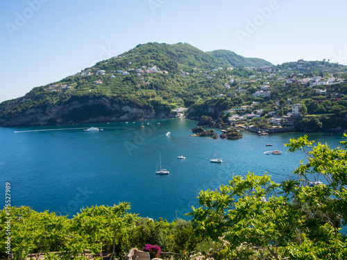 View from the Aragonese Castle on Ischia island