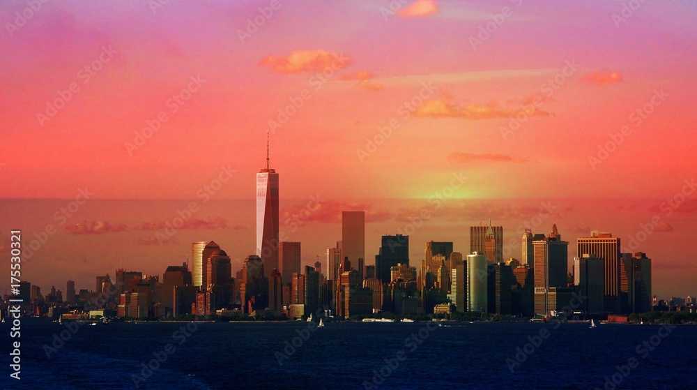 New York City Dusk Or Dawn