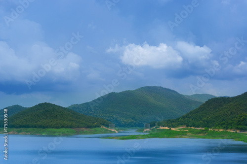 Wallpaper Mural Beautiful landscape view Mae Kuang Dam at Luang Nuea, Doi Saket District, Chiang Mai ,Thailand Torontodigital.ca