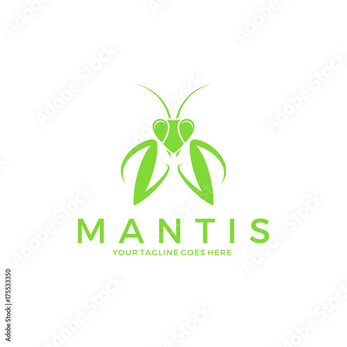 Praying mantis. Logo