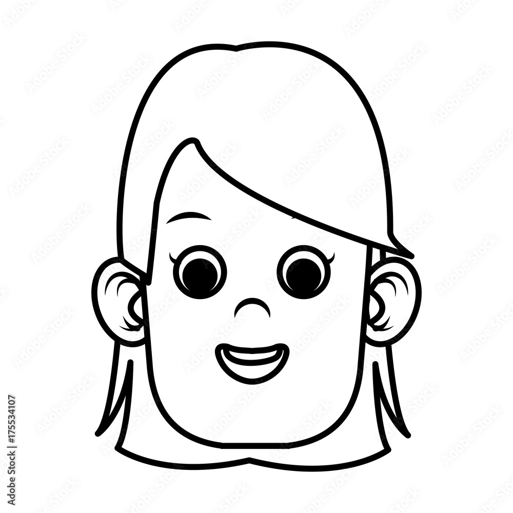 Cute girl cartoon icon vector illustration graphic design Cute girl cartoon icon vector illustration graphic design