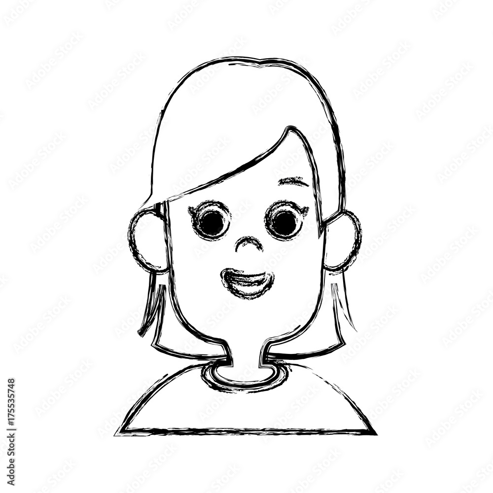 Cute girl cartoon icon vector illustration graphic design Cute girl cartoon icon vector illustration graphic design