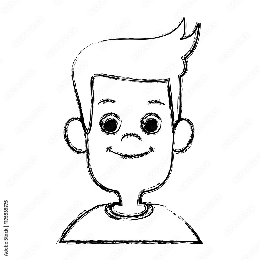 Cute boy cartoon icon vector illustration graphic design Cute boy cartoon icon vector illustration graphic design