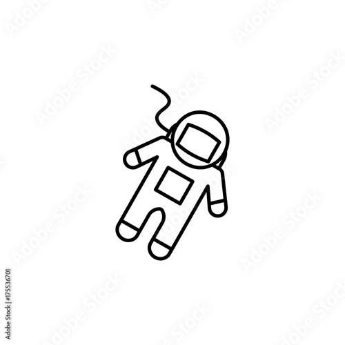 Astronaut Flat Icon