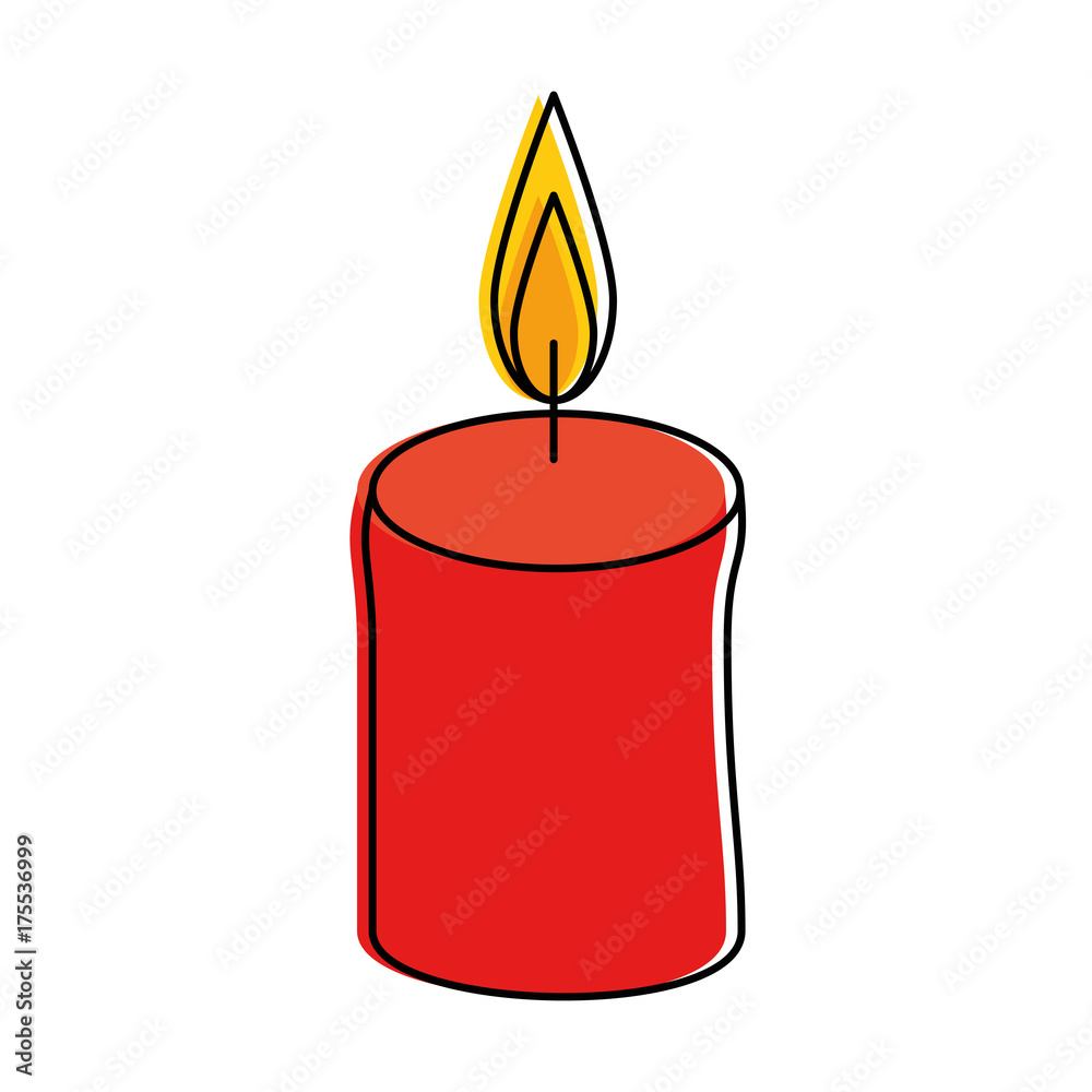 celebration candle isolated icon celebration candle isolated icon