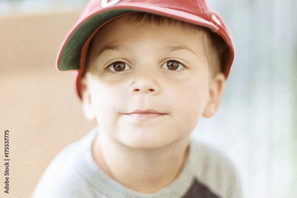 Little man with a great face Little man with a great face