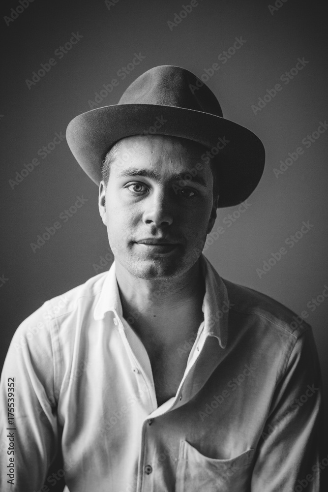 Portrait of a beautiful young man Portrait of a beautiful young man