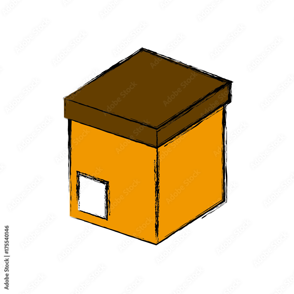 Delivery cardboard box icon vector illustration graphic design Delivery cardboard box icon vector illustration graphic design