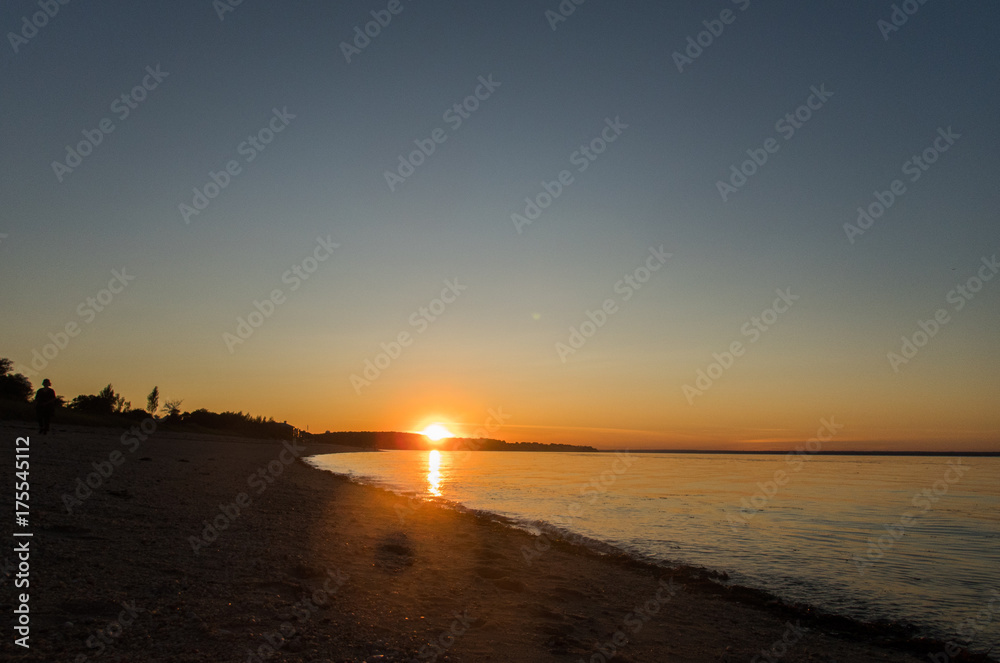 Sunset at Oyster Bay, NY