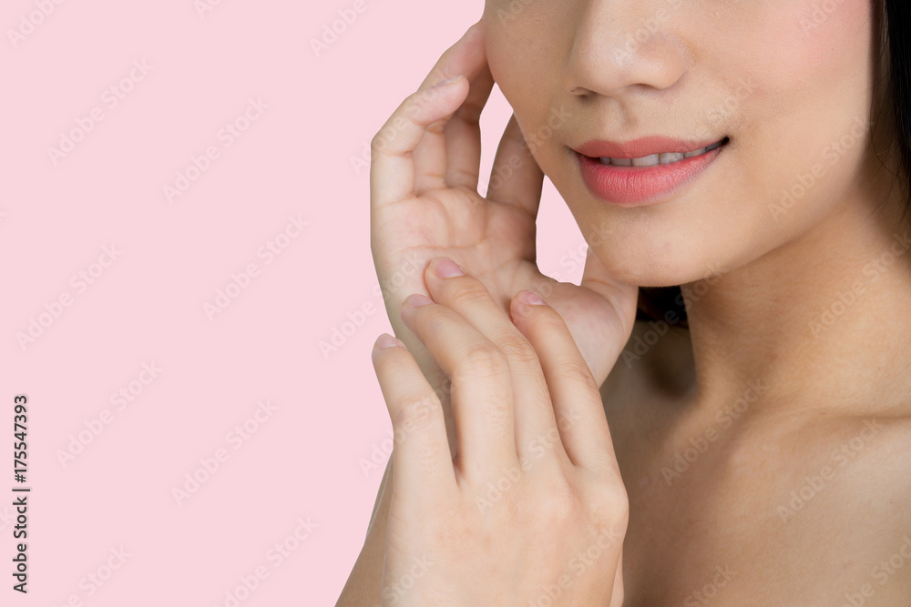 Beautiful Asia Woman Face Concept Beauty Skin Care . Beautiful Asia Woman Face Concept Beauty Skin Care .