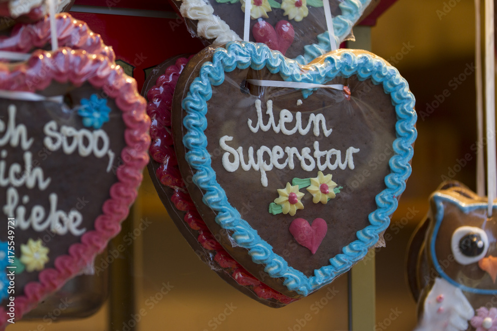 Obraz premium Lebkuchenherzen