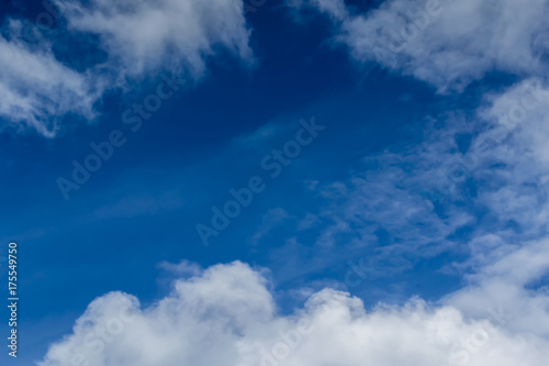 Cloud clear sky for background.