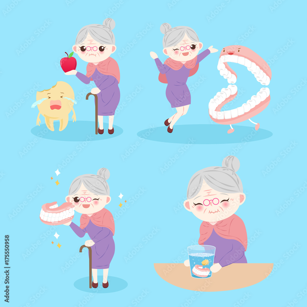 woman with teeth problem