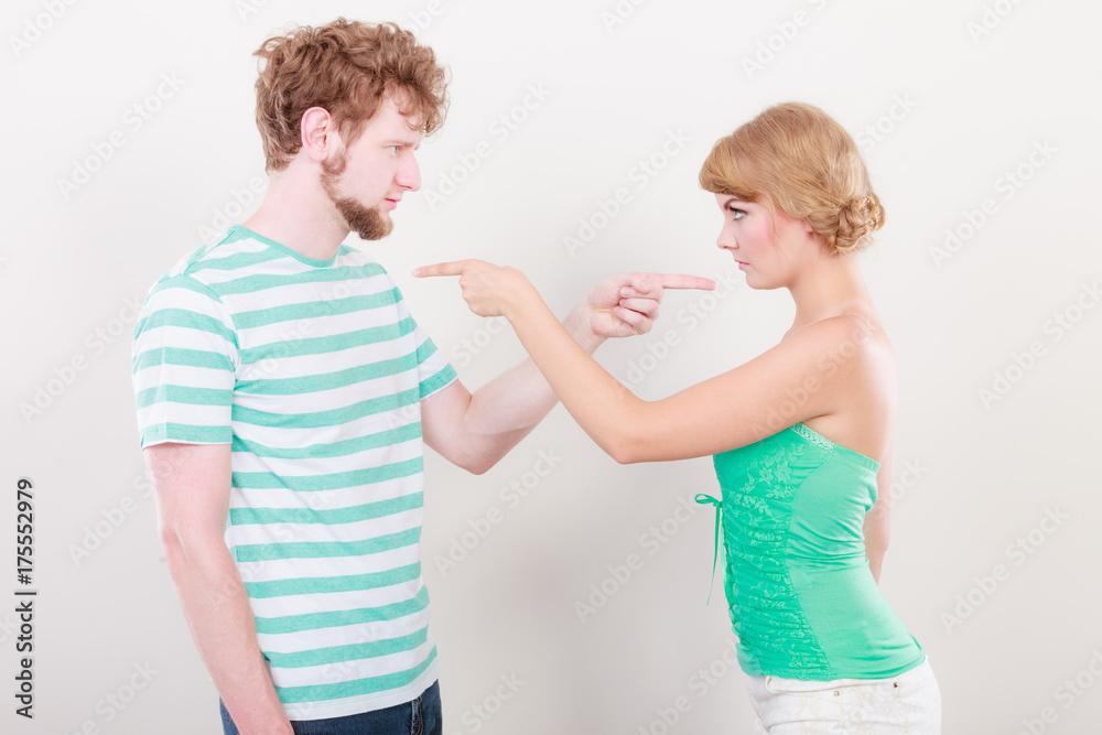 couple pointing fingers at each other, conflict couple pointing fingers at each other, conflict