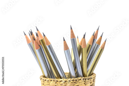 Pencil isolated on white background