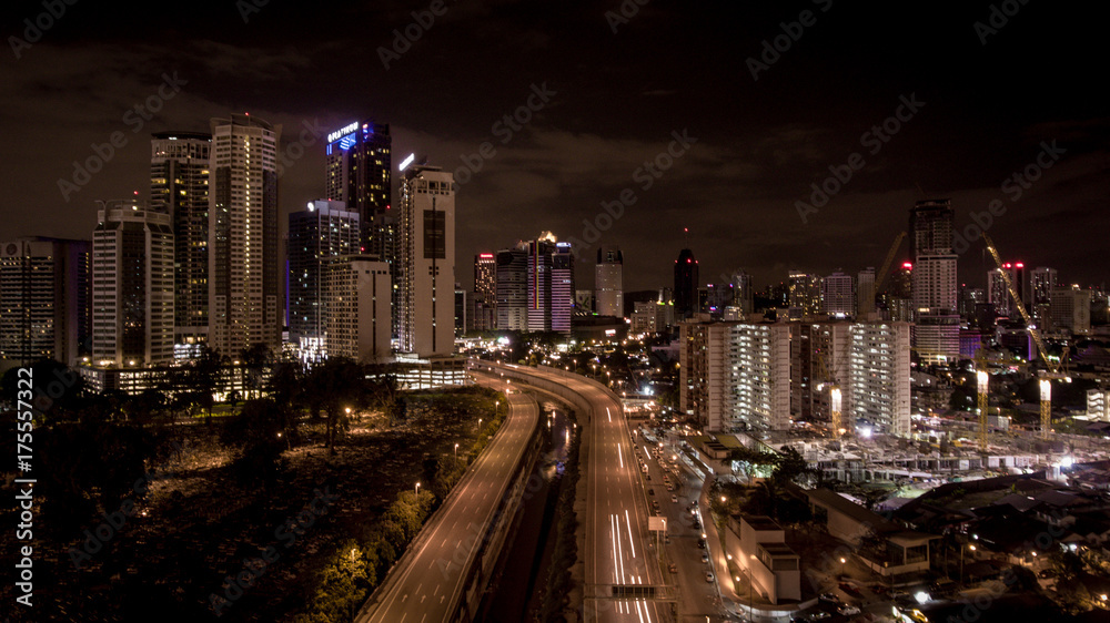 Obraz premium Nightscape at Kuala Lumpur