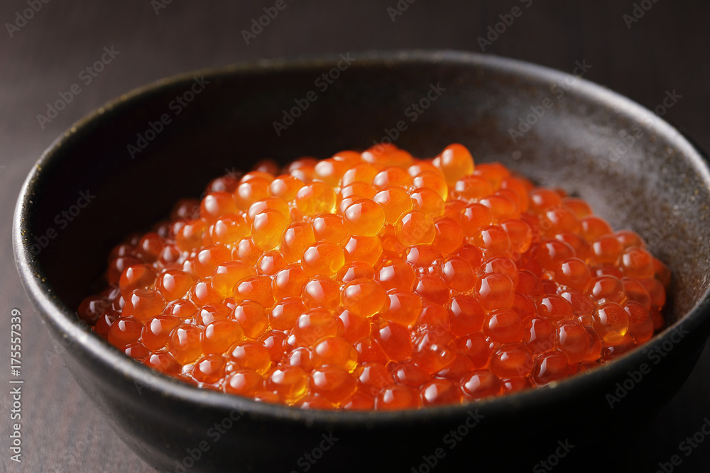 いくらの醤油漬け Japanese soy sauce with the salmon roe いくらの醤油漬け Japanese soy sauce with the salmon roe