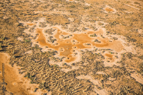 Aerial of Tirari Desert and Channel Country