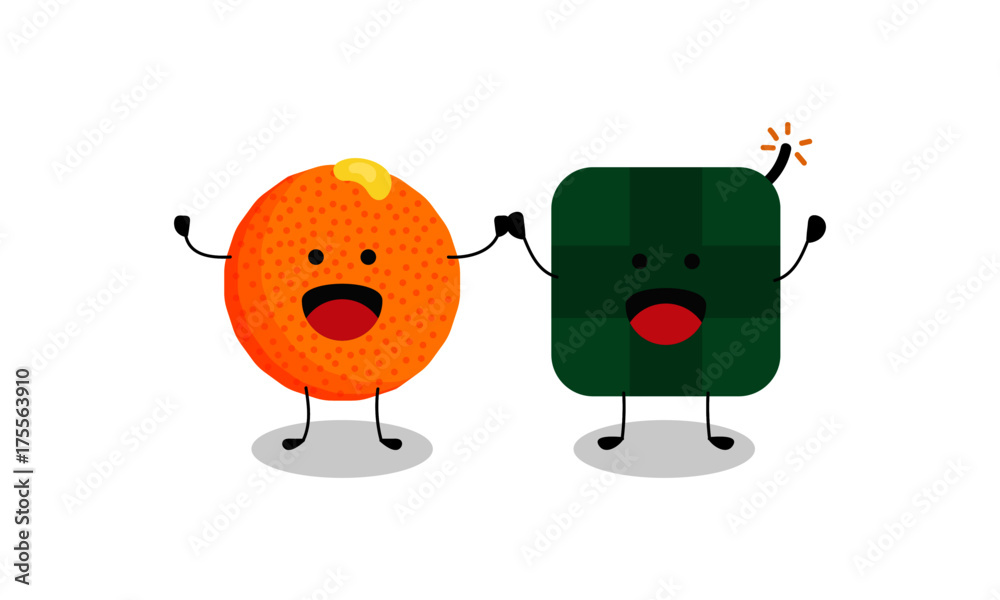 Indian Sweet Laddu and Diwali Cracker Emoji. Stock Vector Adobe Stock