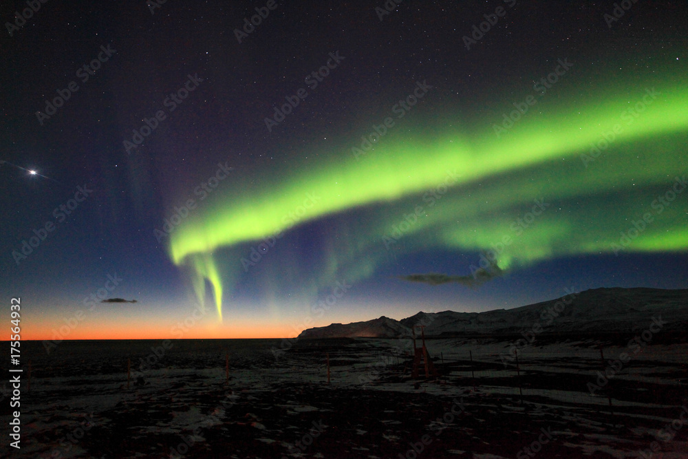 The Northern Lights (Aurora Borealis) in Iceland