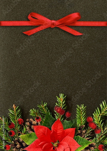 Black Christmas background ...