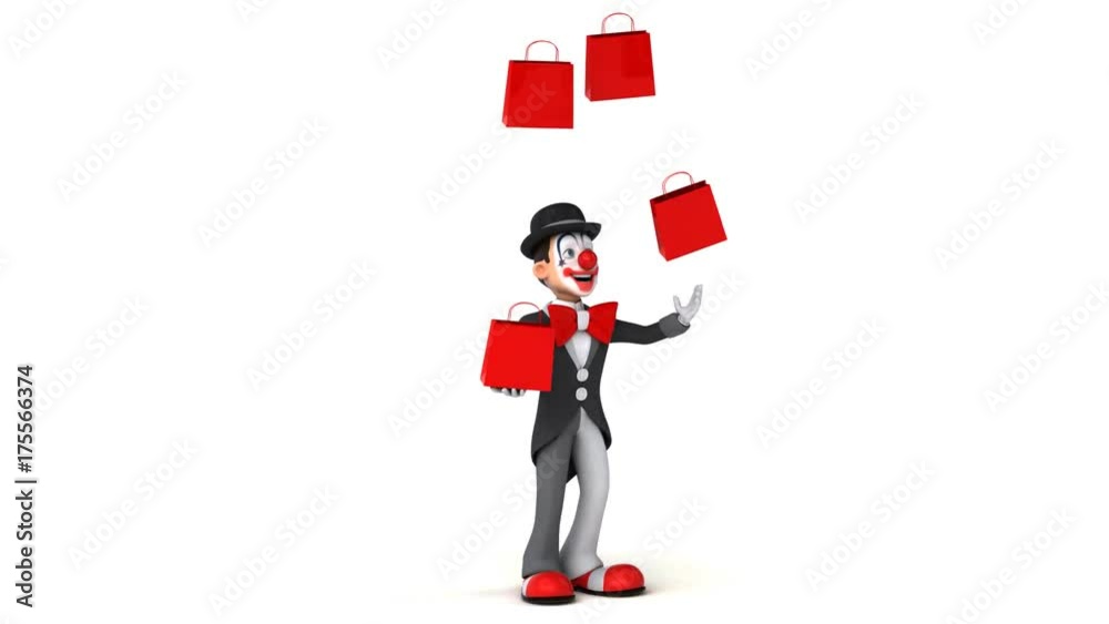 Fun clown - 3D Animation