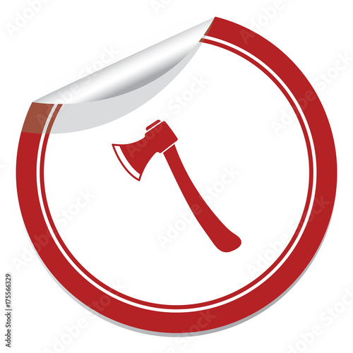 The ax icon. Axe symbol