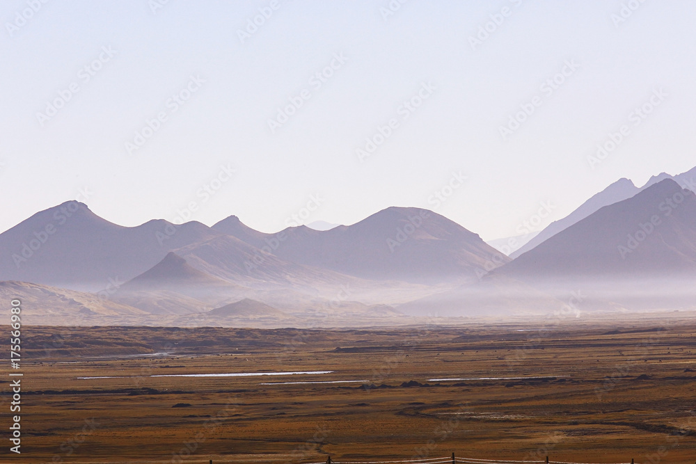 mountain landscape of the cliff in the Himalayas mountain landscape of the cliff in the Himalayas