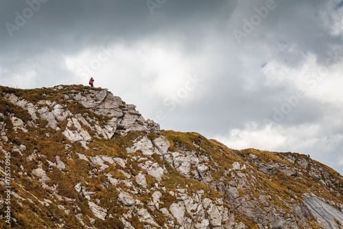 Man in the national park Mala Fatra