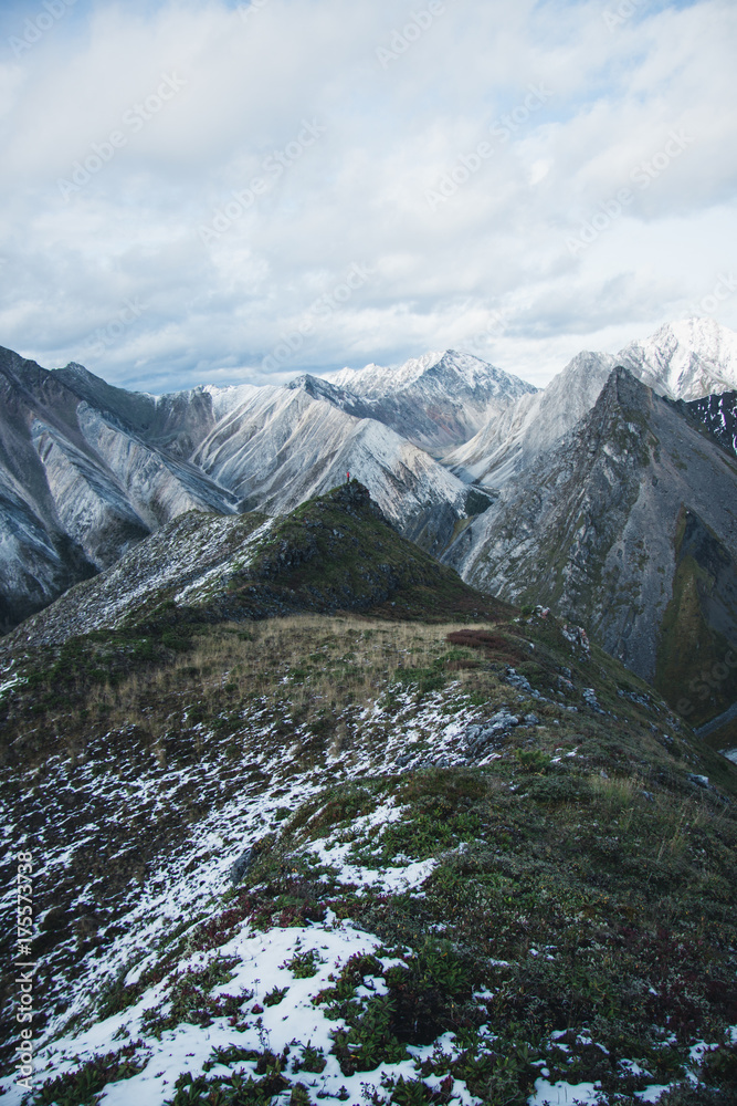 Fototapeta premium Trip to mountains of Siberia