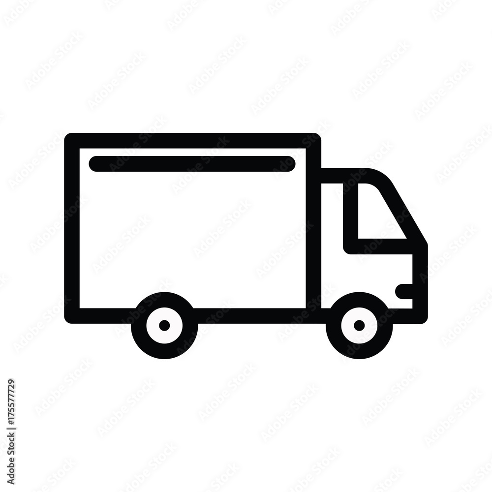 Van cargo icon