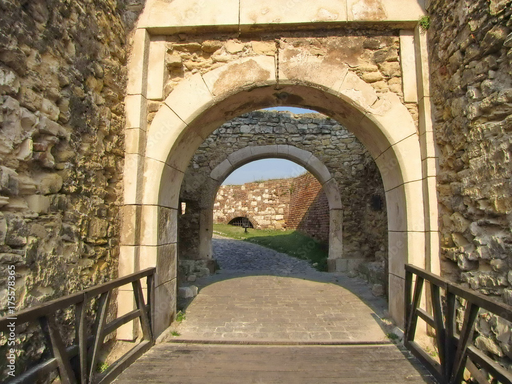 Gate at Kalemegdan Fortress, Belgrade, Serbia