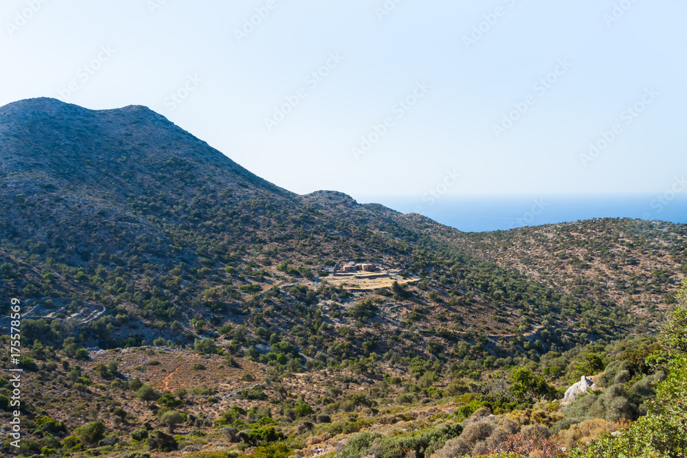 Mountain landscapes of the Akrotiri peninsula of the Chania regional