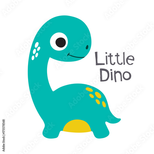 Cute dino vector illustration