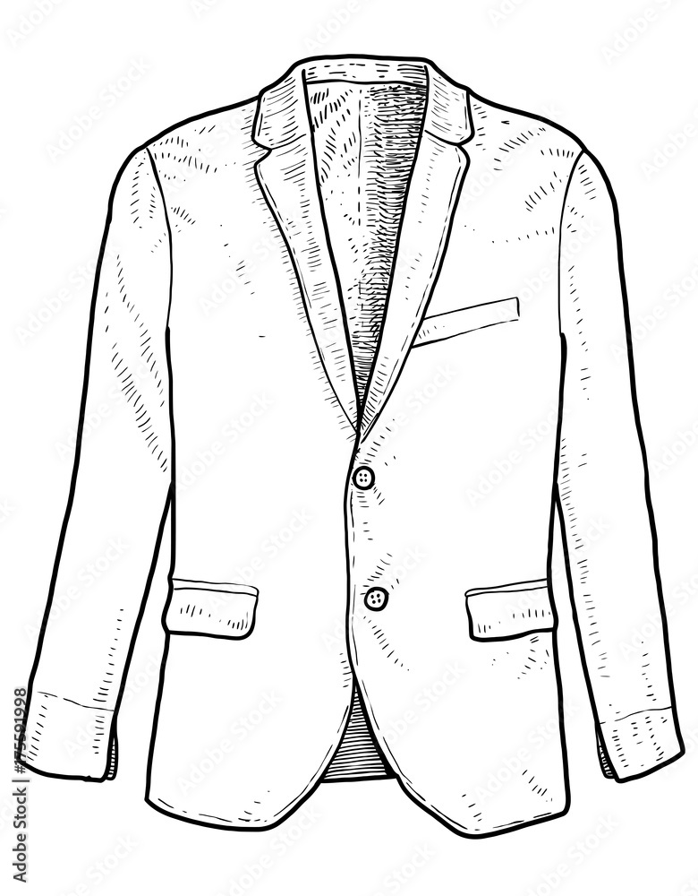 Man suit illustration, drawing, engraving, ink, line art, vector Stock  Vector | Adobe Stock