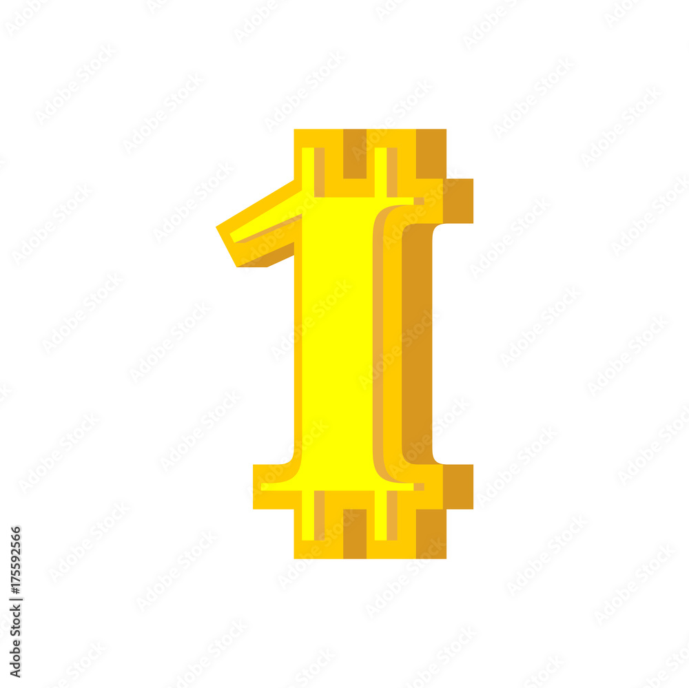 1 numeral bitcoin font. One numeric Crypto currency alphabet. Lettering virtual money. Vector illustration 1 numeral bitcoin font. One numeric Crypto currency alphabet. Lettering virtual money. Vector illustration