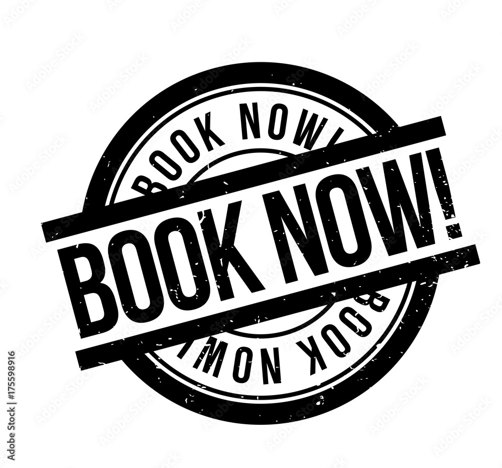 Book Now rubber stamp. Grunge design with dust scratches. Effects can be easily removed for a clean, crisp look. Color is easily changed. Book Now rubber stamp. Grunge design with dust scratches. Effects can be easily removed for a clean, crisp look. Color is easily changed.