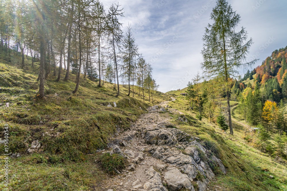 Obraz premium Wanderpfad in den Bergen