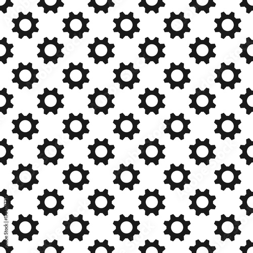 Abstract Cogwheel Background pattern.