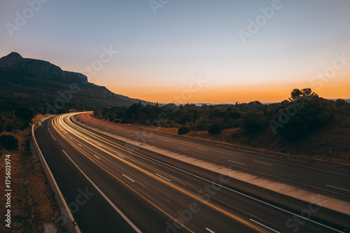 Couché de soleil - Rocher de Roquebrune