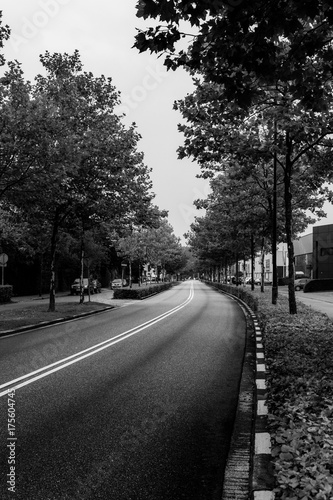 Sur la route - noir et blanc © Karl Nacreon