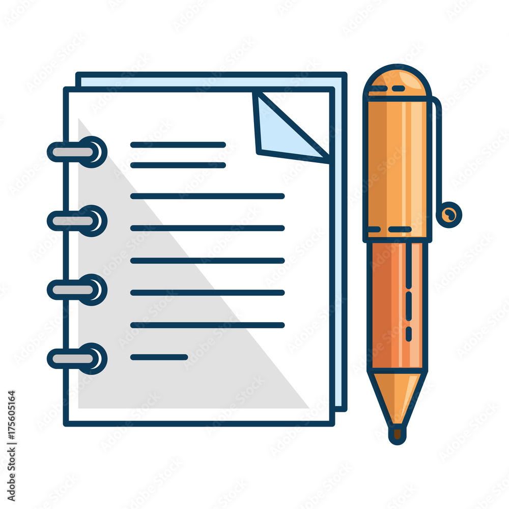 note book with pen note book with pen