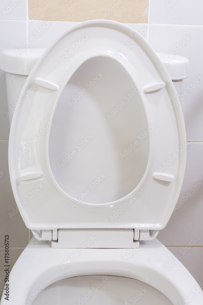 Close-up Toilet for use. Close-up Toilet for use.