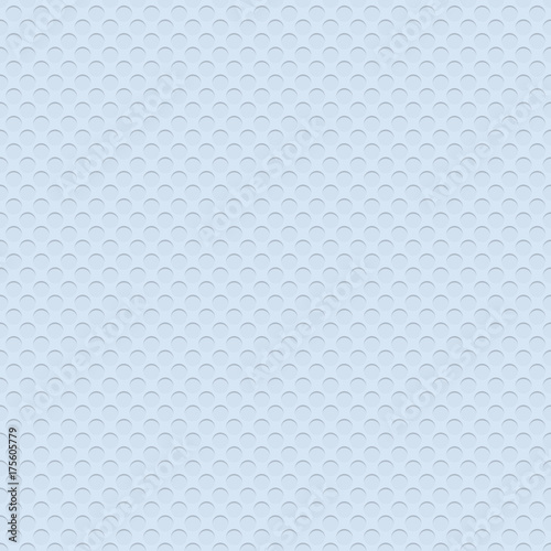 Seamless cutout circle pattern texture background - spatial geometric vector illustration with shadow effect