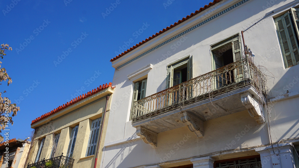 Photo from iconic Plaka district in Athens historic center, Attica, Greece Photo from iconic Plaka district in Athens historic center, Attica, Greece