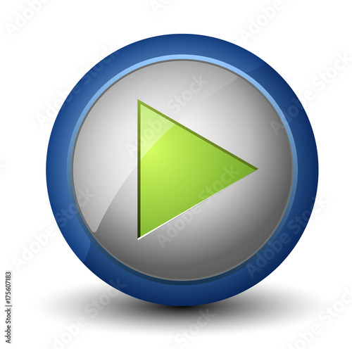 Free Download Play button illustration - GFXLoad