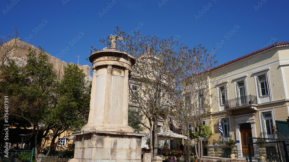 Photo of Lysiceates monument, Plaka, Athens historic center, Attica, Greece