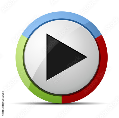 Free Download Play button illustration - GFXLoad